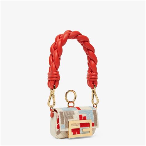 pink fendi monster pouch|Nano Baguette Charm .